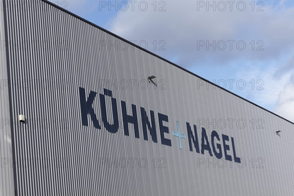 Kühne & Nagel, warehouse logo, logistics service provider, logo port, Duisburger Hafen, Duisburg-Rheinhausen, Ruhr area, North Rhine-Westphalia, Germany