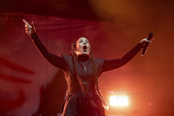 LaFee (real name: Christina Klein) live on Shadow & Light Tour 2025 at Berlin's Tempodrom on 26.10.2025