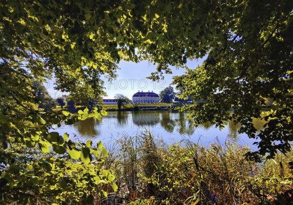 Meseberg Castle, Baroque Castle on Lake Huwenow, Guest House and Conference Center of the Federal Government, Meseberg, Gransee, Brandenburg, Germany