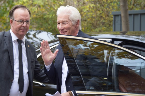 Richard Gere (International Chairman of the International Campaign for Tibet), arriving for the Snow Lion Human Rights Prize, Umweltforum Berlin, Berlin, 25.10.2025