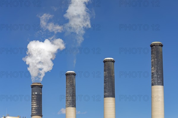 Rock Springs, Wyoming - The Jim Bridger power plant. Originally all four units were coal-fired, but two were converted to natural gas in 2024. The plant is owned by PacifiCorp, a subsidiary of Berkshire Hathaway