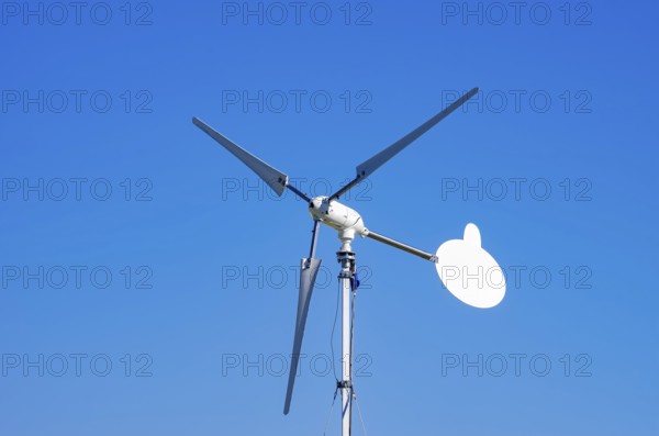 A wind generator, including a small wind turbine or small wind turbine (KWEA) with an unmarked wind vane