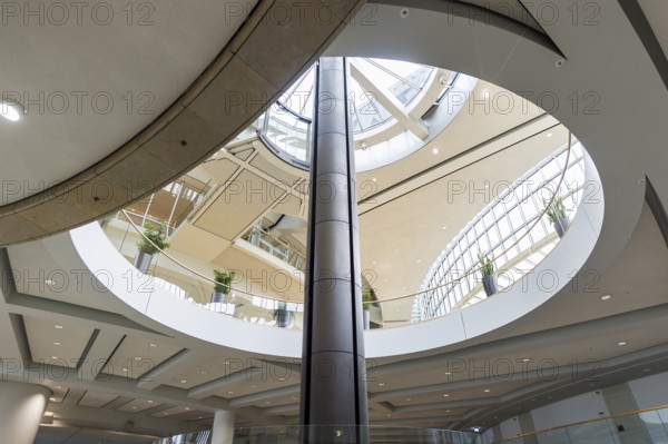 Interior view, State Parliament of North Rhine-Westphalia, Düsseldorf, North Rhine-Westphalia, Germany