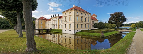 Rheinsberg Castle, countryside, Ostprignitz-Ruppin district, prime example of Friederician Rococo, Brandenburg, Germany