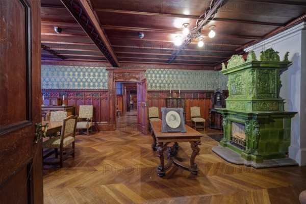 Bebenhausen Castle, former Cistercian Abbey, monastery complex, interior, OT Bebenhausen, Tübingen, Baden-Württemberg, Germany