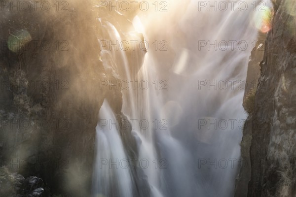 Detail, Epupa Falls, Water at Epupa Waterfalls, Kaokoveld, Namibia
