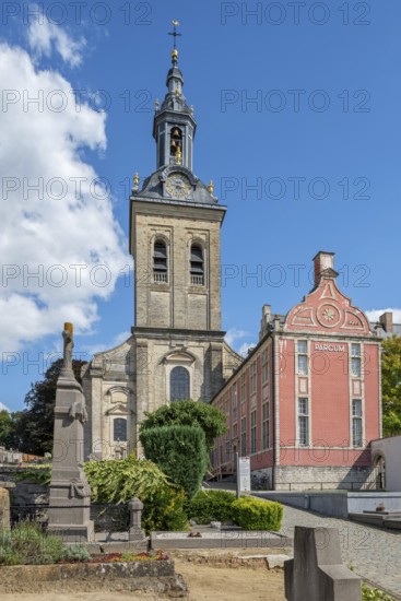 John the Evangelist church at 12th century Park Abbey, Abdij van Park, Premonstratensian abbey at Heverlee near Leuven in Flemish Brabant, Belgium