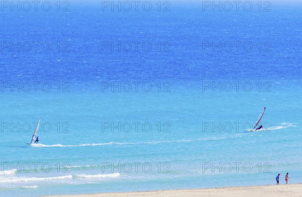 Windsurf, Sotavento Beach, Fuerteventura, Jandia, Canary Islands, Spain