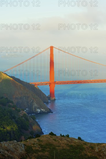 View of Golden Gate Bridge, San Francisco, California, USA
