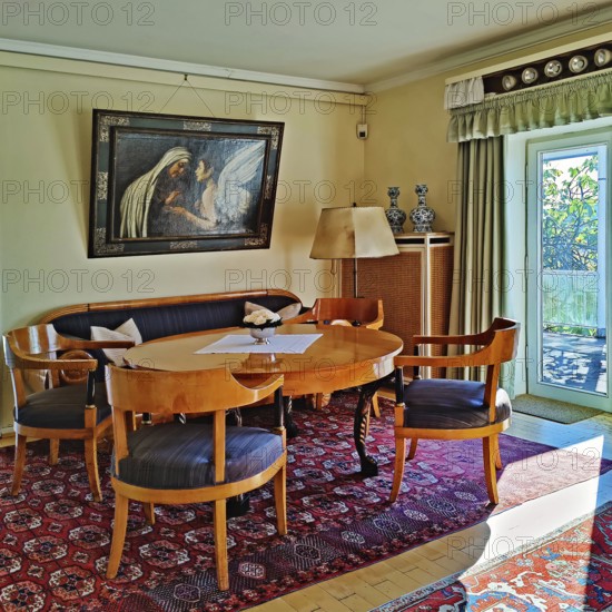 Konrad Adenauer's house, interior photo, Stiftung Bundeskanzler-Adenauer-Haus, Rhöndorf, Bad Honnef, North Rhine-Westphalia, Germany