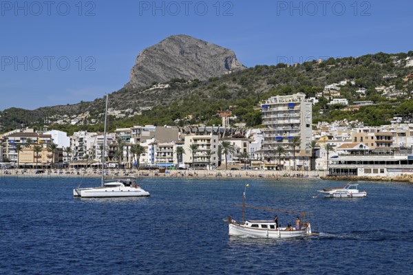 View of Jávea or Xàbia, Alicante Province, Comunidad Valenciana, Spain