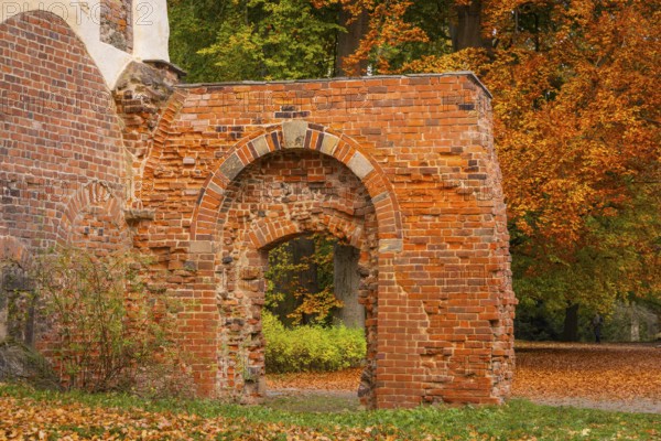 Altzella Abbey is a former Cistercian abbey west of the town of Nossen. In the Middle Ages, it was one of the most important monasteries in Central Germany. The monastery was dissolved as a result of the Reformation, the complex, with its partly well-preserved wall, is now a mixture of romantic park with ruins and renovated buildings. The remains of the monastery have been a listed building since the 1970s, Nossen, Saxony, Germany