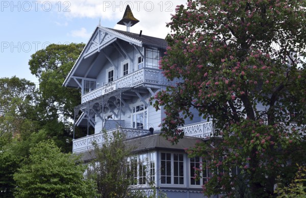 Villa Ruscha, spa architecture on Rügen, Mecklenburg-Vorpommern, Germany