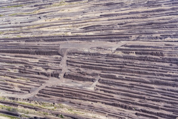 Waste half at Boxberg power plant, tailings, mining, Saxony, Lusatia, Germany, electricity, energy, energy generation, energy supply, open-cast mining, brown coal, leg