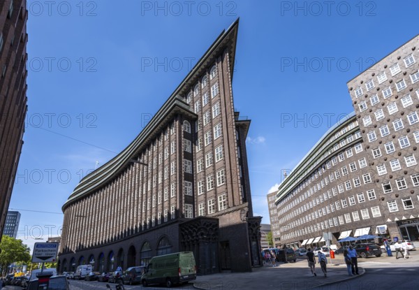 Chile House, former office building, brick expressionism, architect Fritz Höger, UNESCO World Heritage Site, Hamburg, Germany