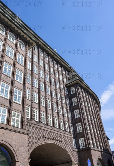 Chile House, former office building, brick expressionism, architect Fritz Höger, UNESCO World Heritage Site, Hamburg, Germany