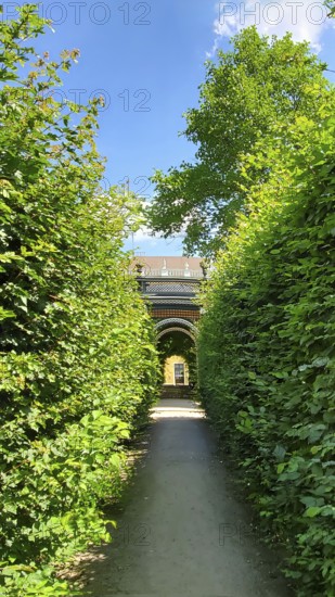 Austria, Schonbrunn Palace Imperial royal Gardens in Vienna