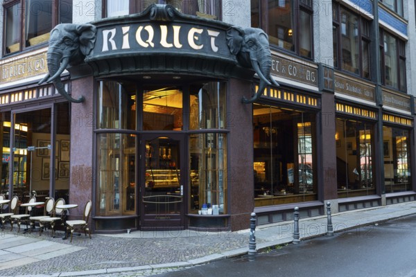 Riquet Café, coffee house, Leipzig, Saxony, Germany