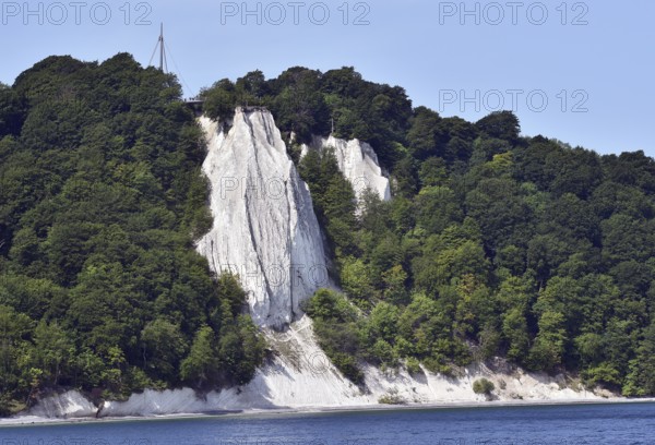 Königsstuhl chalk cliffs on Rügen, Mecklenburg-Western Pomerania, Germany