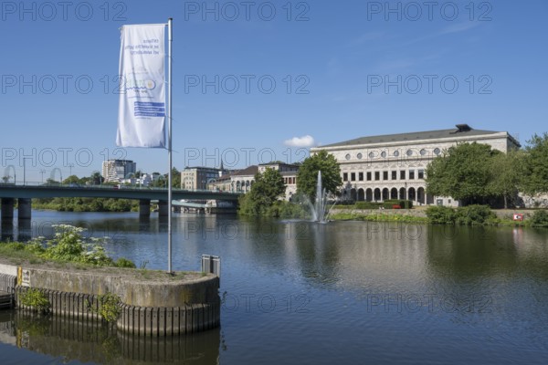 Civic hall an der Ruhr, Mülheim an der Ruhr, Rurgebiet, North Rhine-Westphalia, Germany