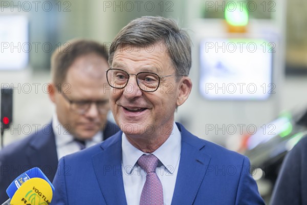 Thomas Edig, VW Sachsen Head of Human Resources, during his visit to the Volkswagen vehicle plant in Zwickau, Zwickau, Saxony, Germany