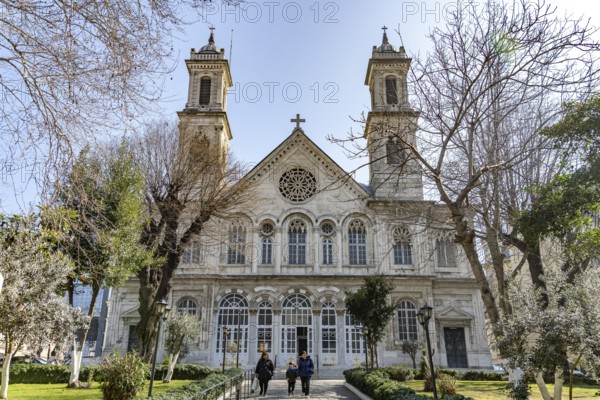 The Greek Orthodox Hagia Triada Church in Beyoglu, Istanbul, Turkey