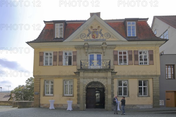 Old assembly hall built in 1546 with decorations and murals, building, Tübingen, Neckar Valley, Baden-Württemberg, Germany