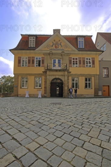 Old assembly hall built in 1546 with decorations and murals, building, Tübingen, Neckar Valley, Baden-Württemberg, Germany
