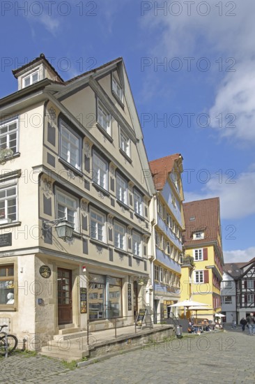 Cottahaus built in 1624, Cotta House, Münzgasse, Tübingen, Neckar Valley, Baden-Württemberg, Germany