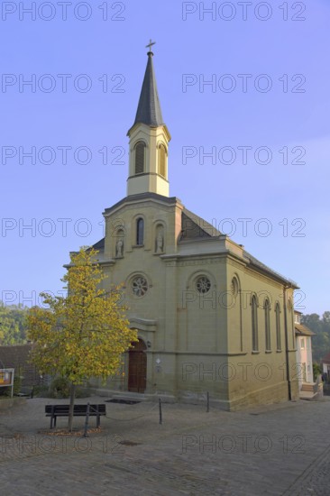 Church of the Lord's Supper, Protestant Church, Haigerloch, Swabian Alb, Baden-Württemberg, Germany