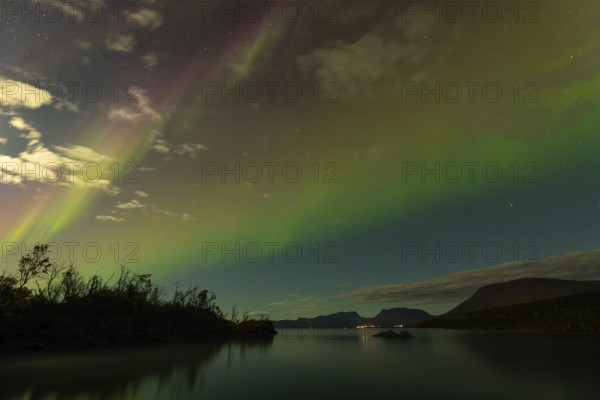 Magical Northern Lights over Abisko, Lapporten and Lake Torneträsk