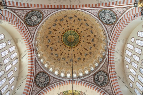 Dome of the Süleymaniye Mosque in Istanbul, Turkey
