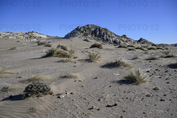 Wüstenlandschaft bei Pomona, Diamentensperrgebiet, bei Lüderitz, Region Karas, Namibia