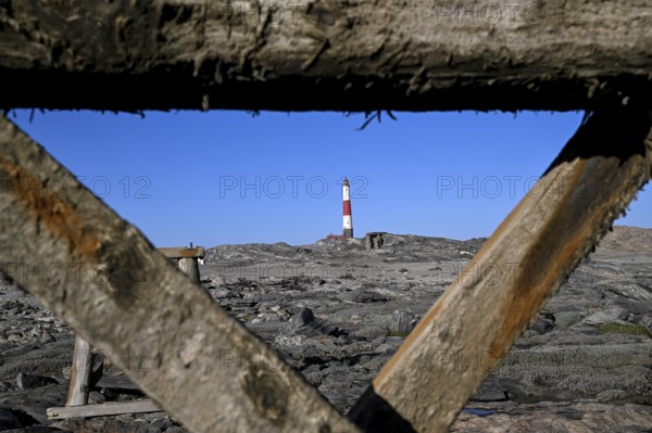 Leuchtturm von 1915, Dias Point oder Diaz Point, Lüderitz-Halbinsel, Region Karas, Namibia