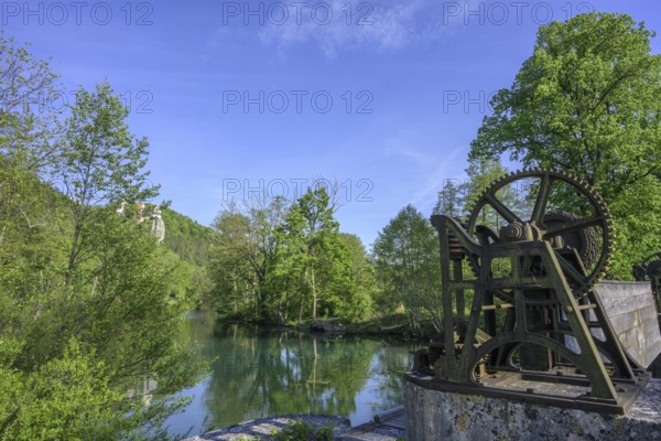 Schleuse Ludwig Donau Main Kanal, Prunn, Riedenburg, Bayern, Deutschland