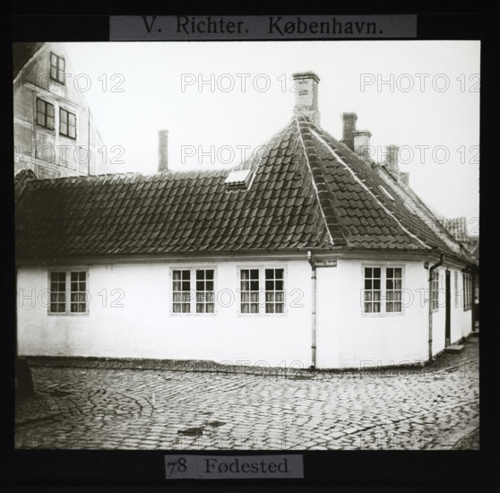 Fødested or birthplace of Hans Christian AndersenH.C, Odense, Denmark by V Richter c 1900