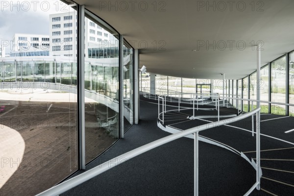 Interior view, Rolex Learning Centre, École polytechnique fédérale de Lausanne, EPFL, Lausanne, Switzerland