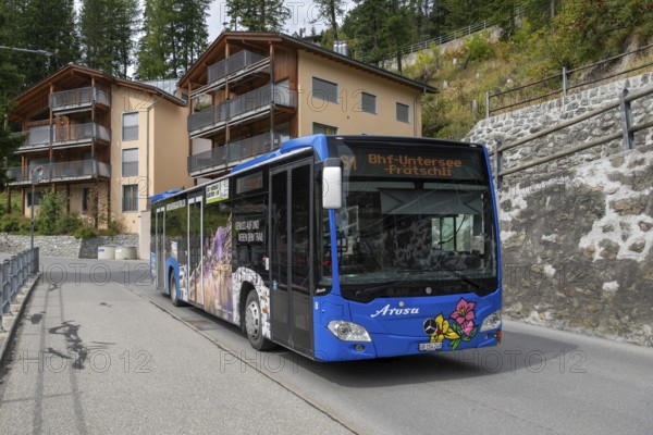 Arosa Bus, Arosa, Graubünden, Switzerland