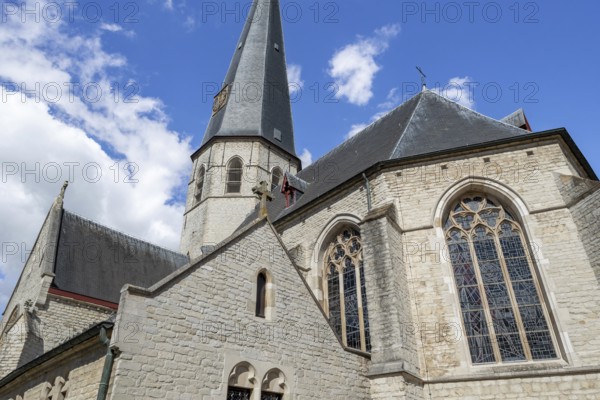 Sint-Petruskerk, Saint Peter's Church in the village Bazel near Kruibeke, East Flanders, Belgium