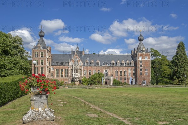 Kasteel van Arenberg, Arenberg Castle, 16th century Flemish Renaissance château in Heverlee, now owned by the KU Leuven, Flemish Brabant, Belgium
