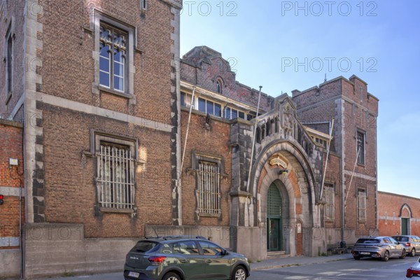 Dendermonde Prison, 19th century detention center and penitentiary in neo-Tudor style in the city centre of Dendermonde, East Flanders, Belgium