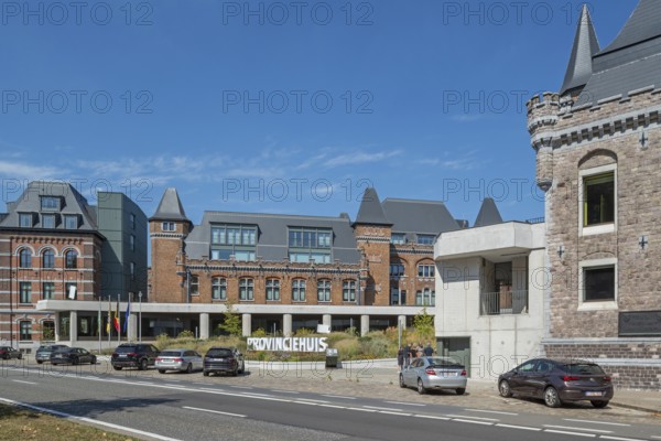 Provinciehuis van Oost-Vlaanderen, Provincial House of East Flanders in former Leopoldskazerne, Leopold Barracks in the city Ghent, Gent, Belgium