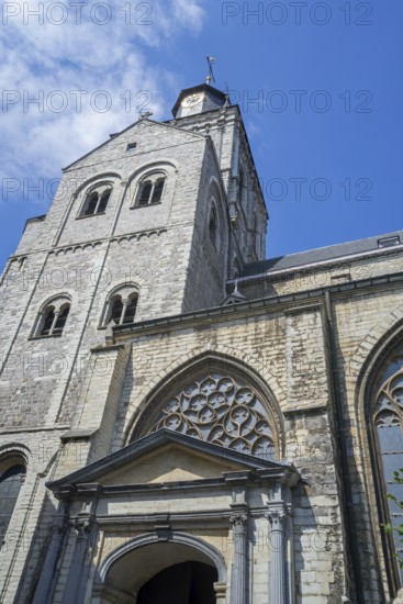 12th century Romanesque Revival Church of Saint-Germain, Sint-Germanuskerk in the city Tienen, Tirlemont, Flemish Brabant, Belgium