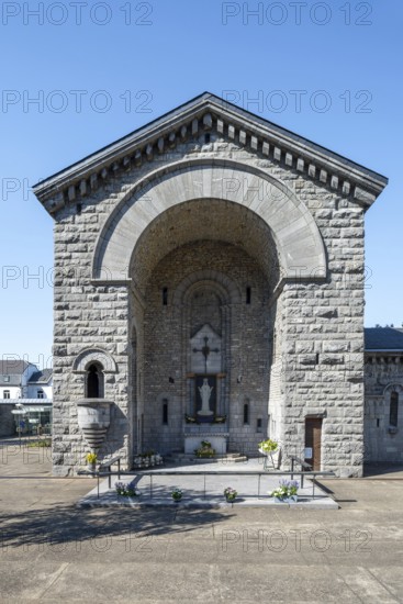 Our Lady of Beauraing, Notre-Dame de Beauraing sanctuary chapel of place of pilgrimage and Marian shrine at Beauraing, province of Namur, Belgium