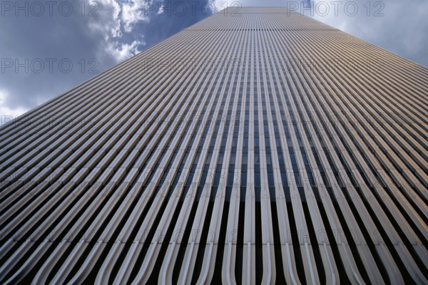 A tower of the former Word Trade Center, destroyed on 9 September 2001, New York City, USA