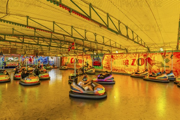 Bumper cars, Festwiese, Theresienwiese, Oktoberfest, Munich, Upper Bavaria, Bavaria, Germany