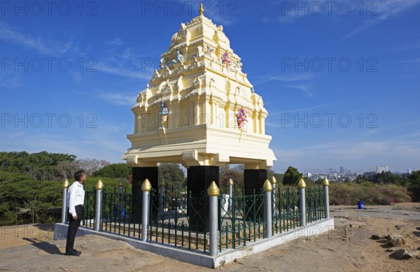 Ancient east gate of the city of Begaluru or Bangalore, behind the city, Karnataka, India