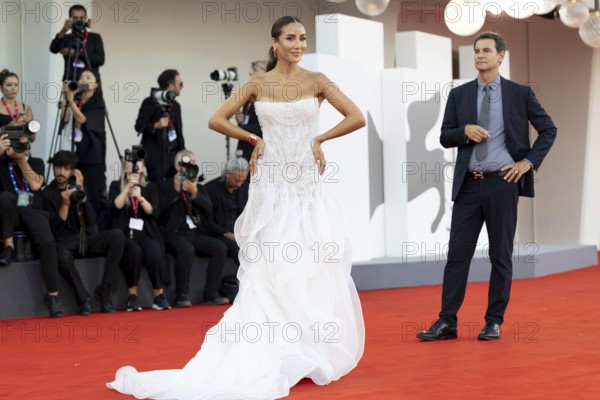 Venice, Italy - 2 September 2025: Tamara Kalinic during the red carpet of - A house of Dynamite - during the 82nd Venice International Film Festival