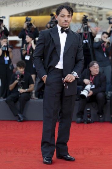 Venice, Italy - 2 September 2025: Anthony Ramos Martinez during the red carpet of - A house of Dynamite - during the 82nd Venice International Film Festival