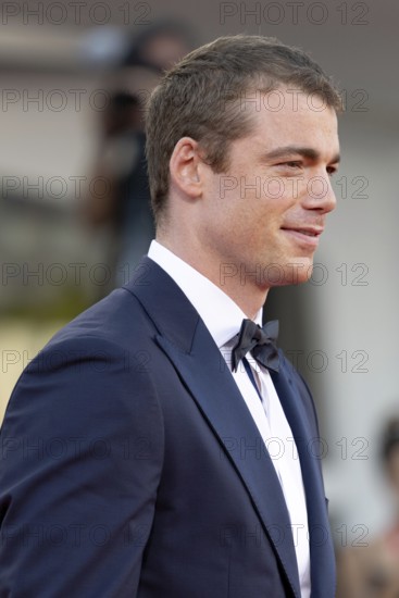 Venice, Italy - 2 September 2025: Gabriel Basso during the red carpet of - A house of Dynamite - during the 82nd Venice International Film Festival